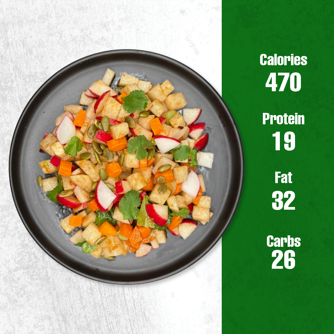 Jicama Crunch Salad (Tamarind Dressing)